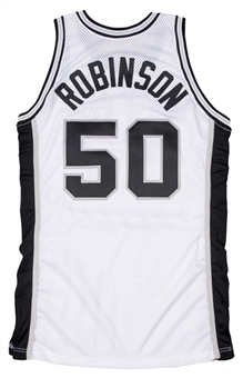 1995-96 David Robinson Game Used San Antonio Spurs Home Jersey